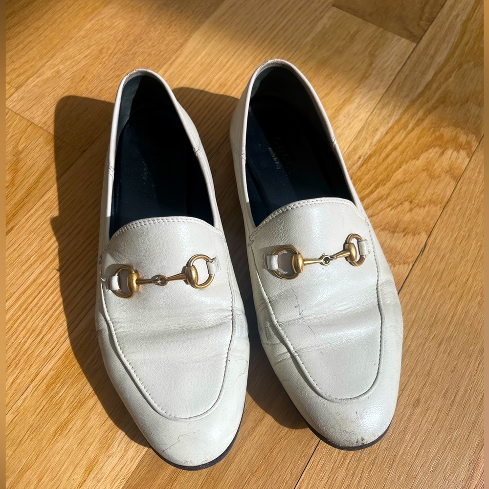 Gucci loafer 36.5 beige